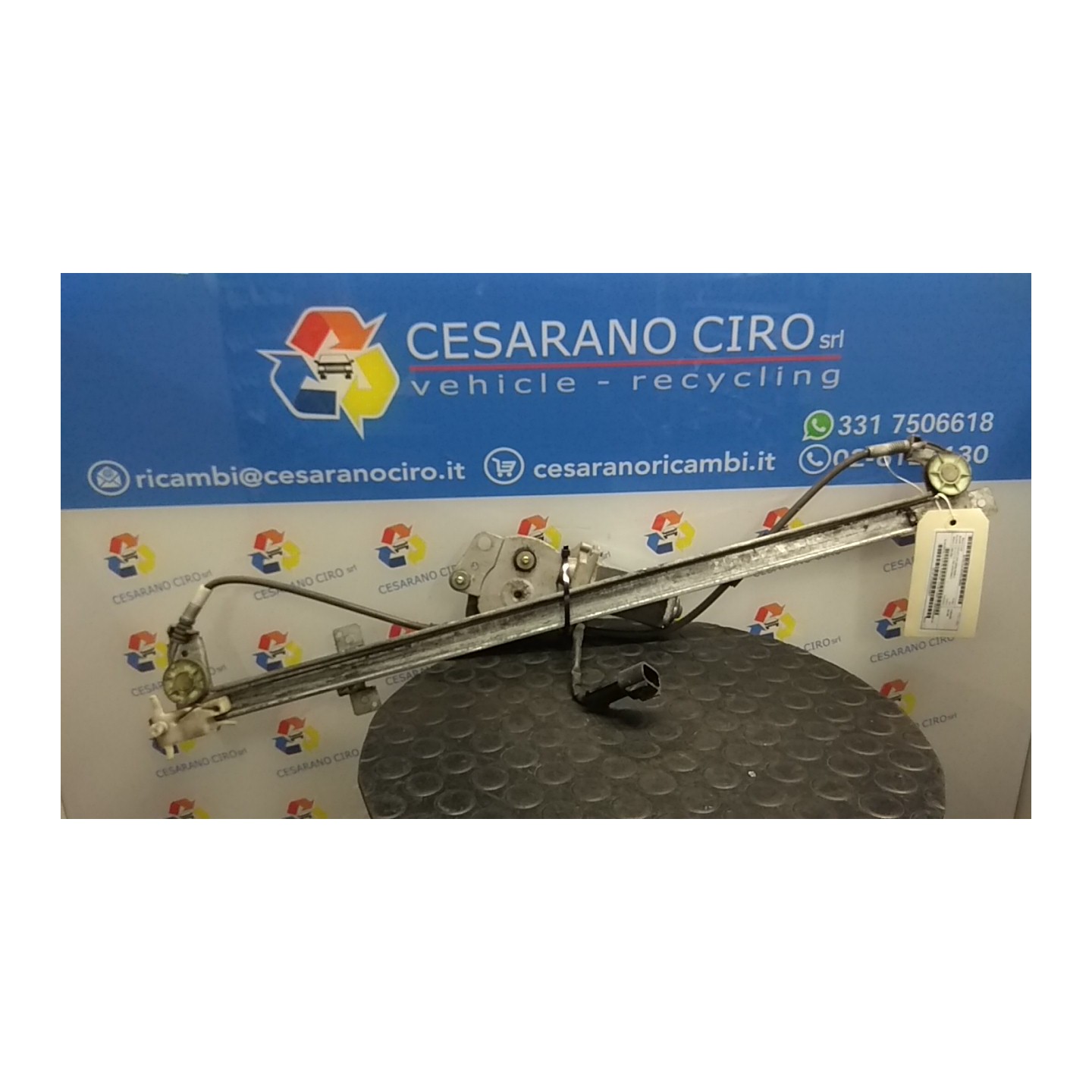 ALZACRISTALLO ELETTR. PORTA ANT. CON MOTORINO DX 063 FIAT DUCATO (PE) (05/94-05/98) 149B1000 NB0070006028001DX