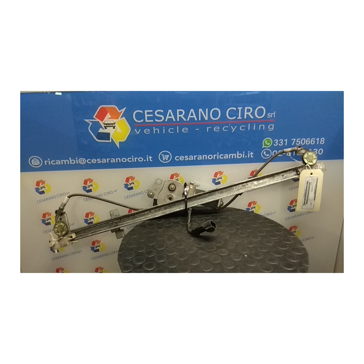 ALZACRISTALLO ELETTR. PORTA ANT. CON MOTORINO DX 063 FIAT DUCATO (PE) (05/94-05/98) 149B1000 NB0070006028001DX