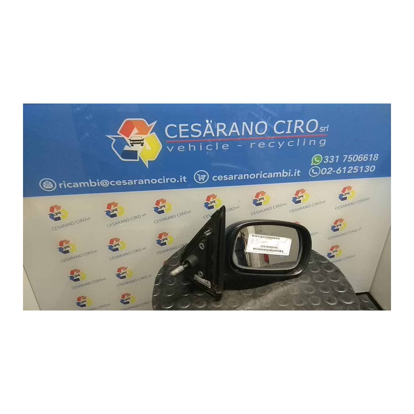 RETROVISORE EST. REGOLAZ. MANUALE DX. 026 NISSAN MICRA (K11E) (02/98-09/00) CG10 963015F310