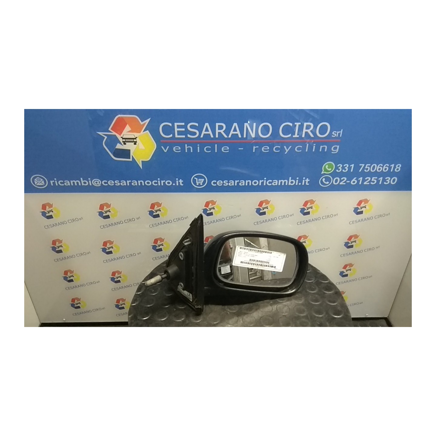 RETROVISORE EST. REGOLAZ. MANUALE DX. 026 NISSAN MICRA (K11E) (02/98-09/00) CG10 963015F310