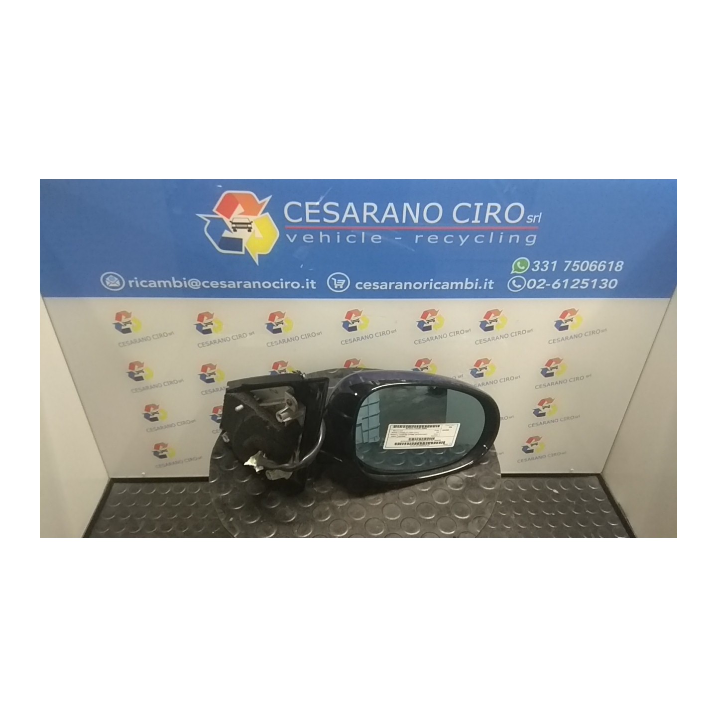 RETROVISORE EST. ANTIAABBAGLIANTE DX. 006 FIAT CROMA (2T) (10/07-12/11) 939A2000 735494339
