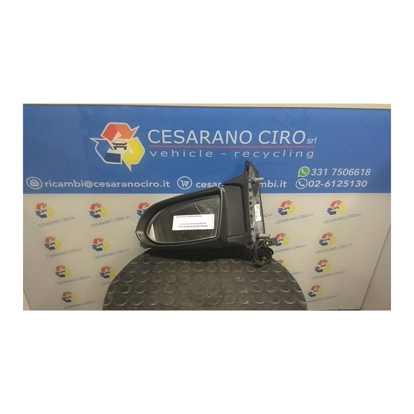 RETROVISORE EST. REGOLAZ. ELETTR. SX 010 OPEL ZAFIRA (T98) (03/99-12/05) Z16XE NB2413016021001SX