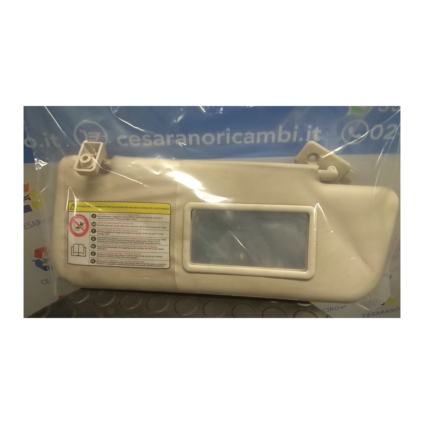 ALETTA PARASOLE PARABREZZA TITANIUM DX. 013 FORD KA (CCU) (10/08-) 169A4000 1570922