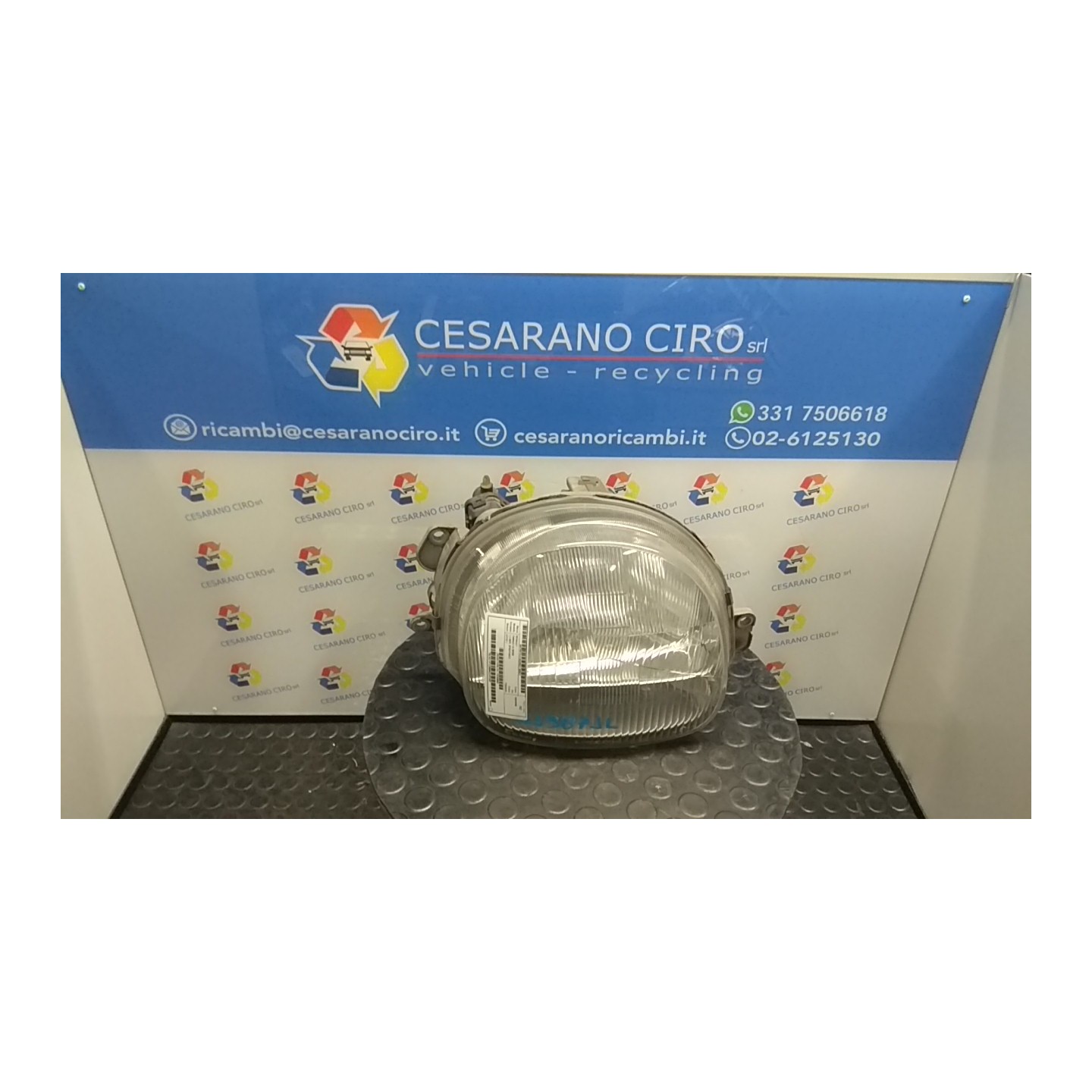 PROIETTORE DX. 021 RENAULT TWINGO 1A SERIE (08/98-09/07) D7FB7 7701049687