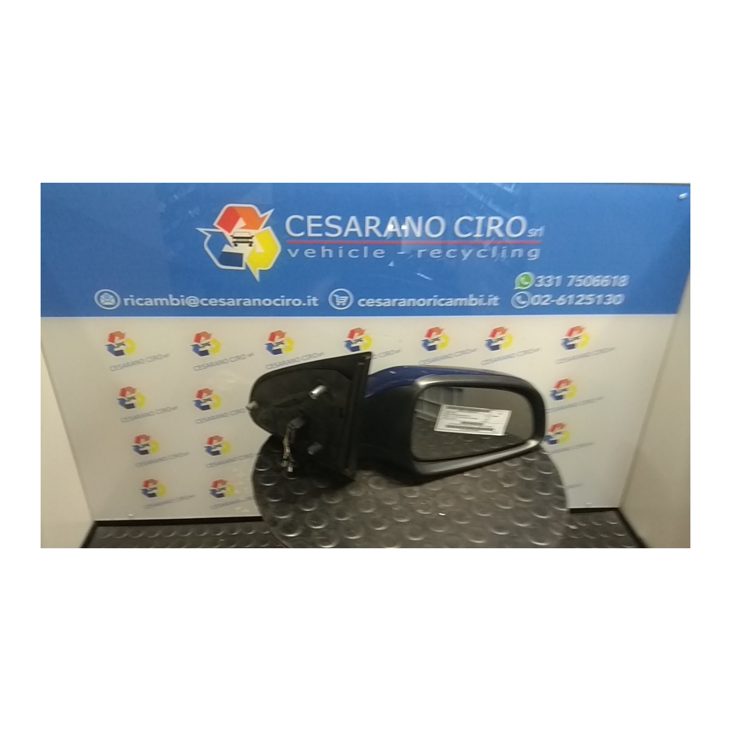 RETROVISORE EST. REGOLAZ. ELETTR. TERMICO DX. 118 OPEL ASTRA (A04) (01/04-03/11) Z17DTH 13253337