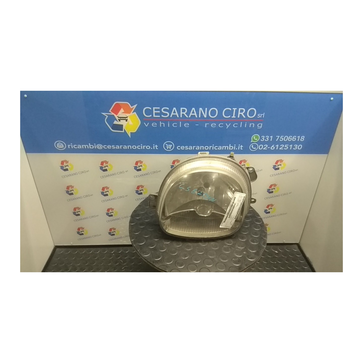 PROIETTORE SX. 126 RENAULT TWINGO 1A SERIE (08/98-09/07) D7FF7 7701049686