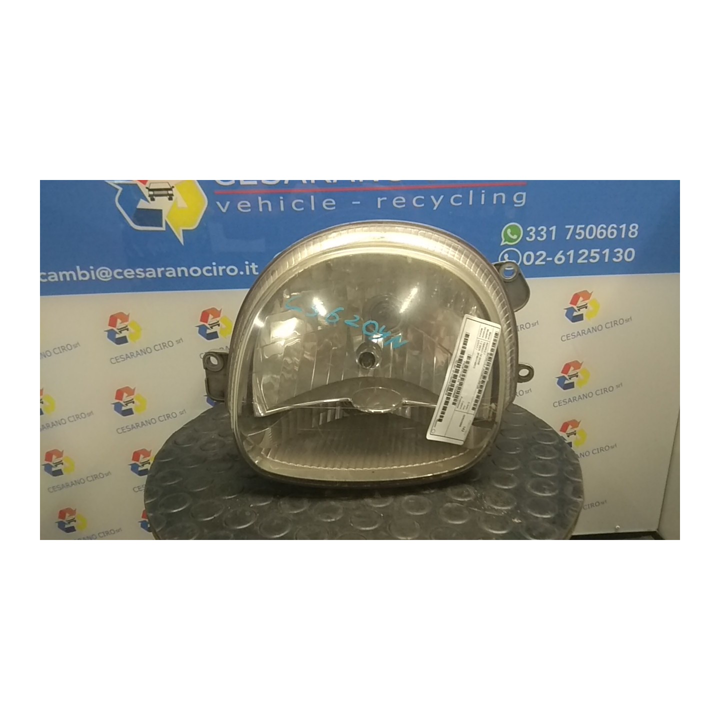 PROIETTORE SX. 126 RENAULT TWINGO 1A SERIE (08/98-09/07) D7FF7 7701049686