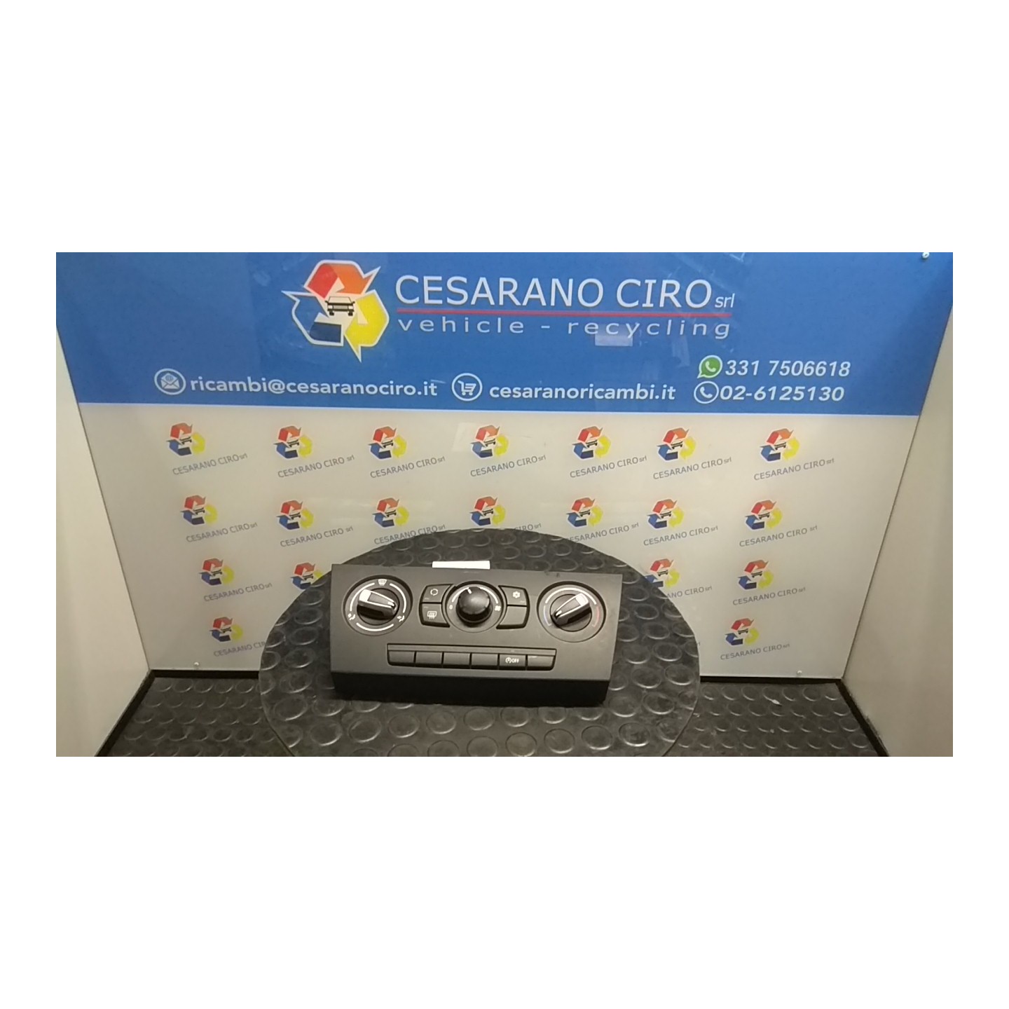 BLOCCO COMANDO CLIMATIZZAZIONE 075 BMW SERIE 3 (E90/E91) (09/08-) N47D20C 64119221853