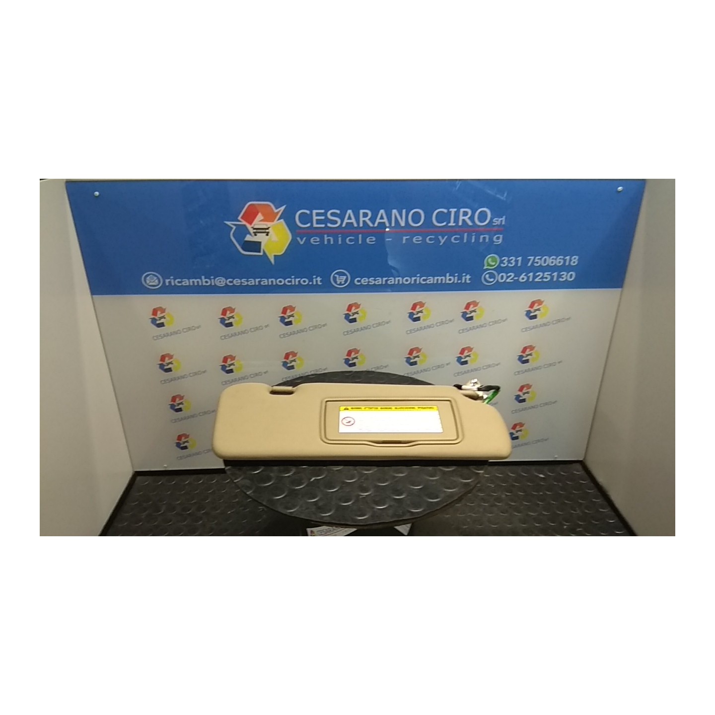 ALETTA PARASOLE PARABREZZA DX. 090 HONDA CR-V 3A SERIE (01/07-) N22A2 83230SWAE81ZA