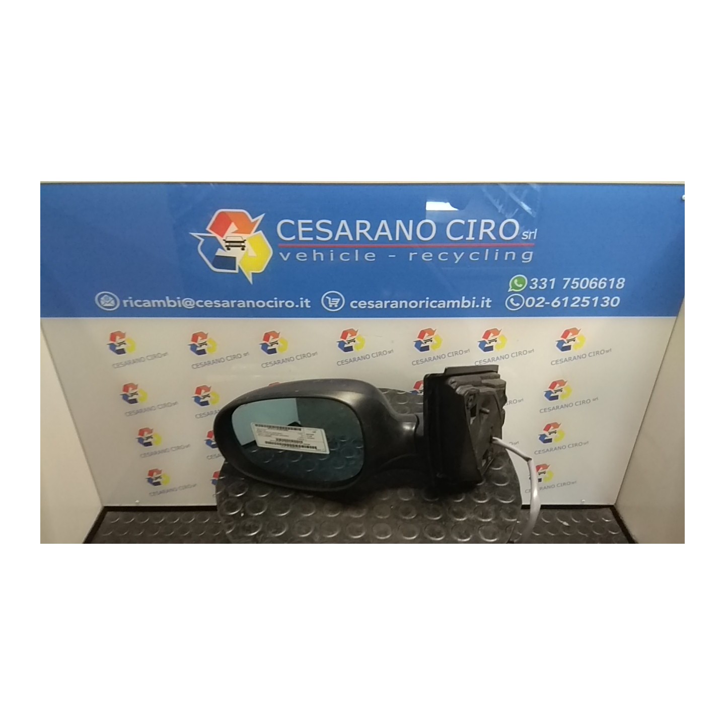 RETROVISORE EST. REGOLAZ. ELETTR. SX. 003 FIAT BRAVO (3L) (01/07-03/10) 192A8000 735597955