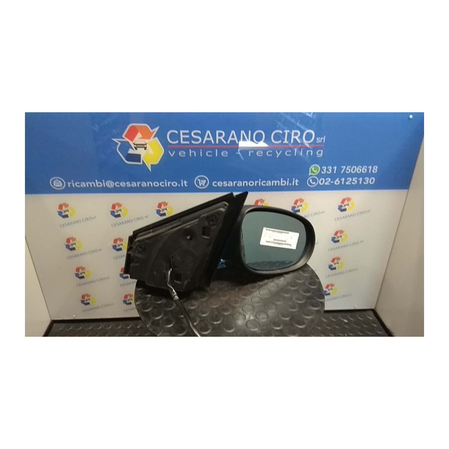 RETROVISORE EST. REGOLAZ. ELETTR. DX. 004 FIAT BRAVO (3L) (01/07-03/10) 192A8000 735597947