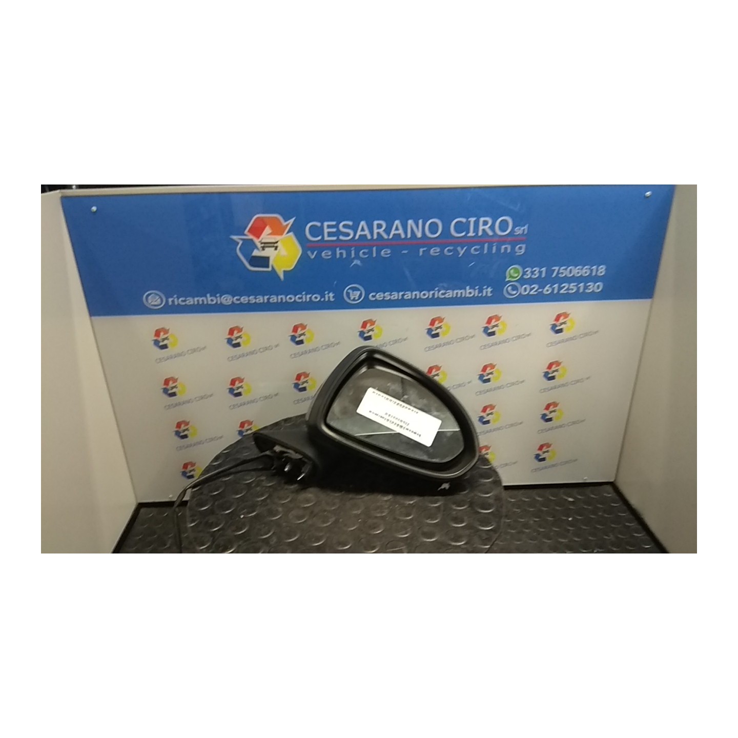 RETROVISORE EST. REGOLAZ. ELETTR. TERMICO DX. 028 OPEL CORSA (S07) (07/06-02/11) Z12XEP 13188499