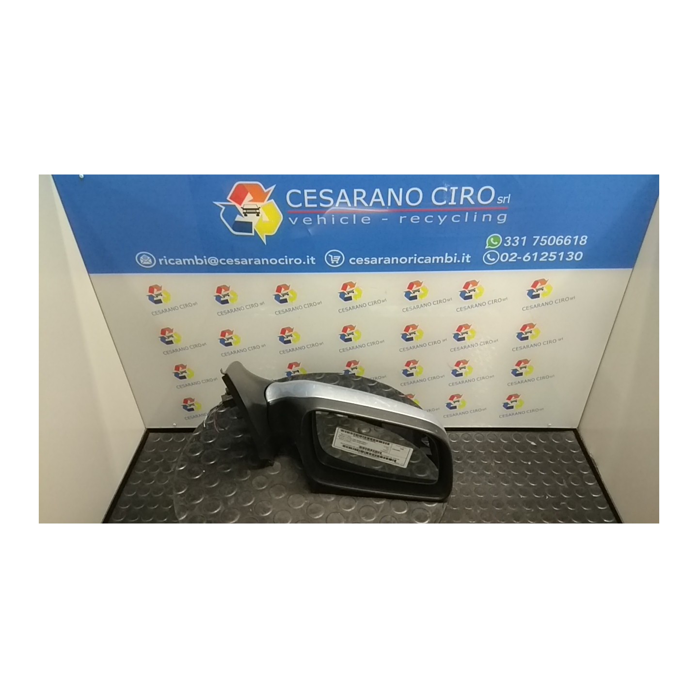RETROVISORE EST. REGOLAZ. ELETTR. TERMICO C/MOTORINO DX. 039 OPEL ASTRA (T98) (03/98-09/04) Z16XE 9142146