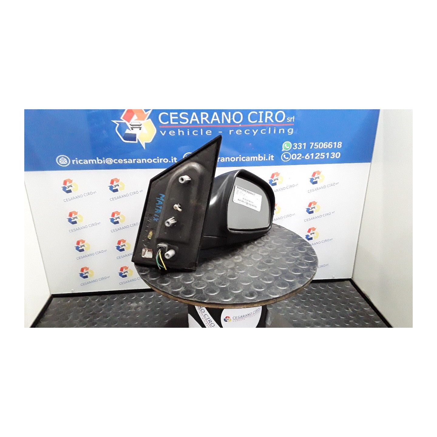 RETROVISORE EST. TERMICO REGOLAZ. EL DX. 079 HYUNDAI MATRIX (09/01-05/06) D3EA 8762017320