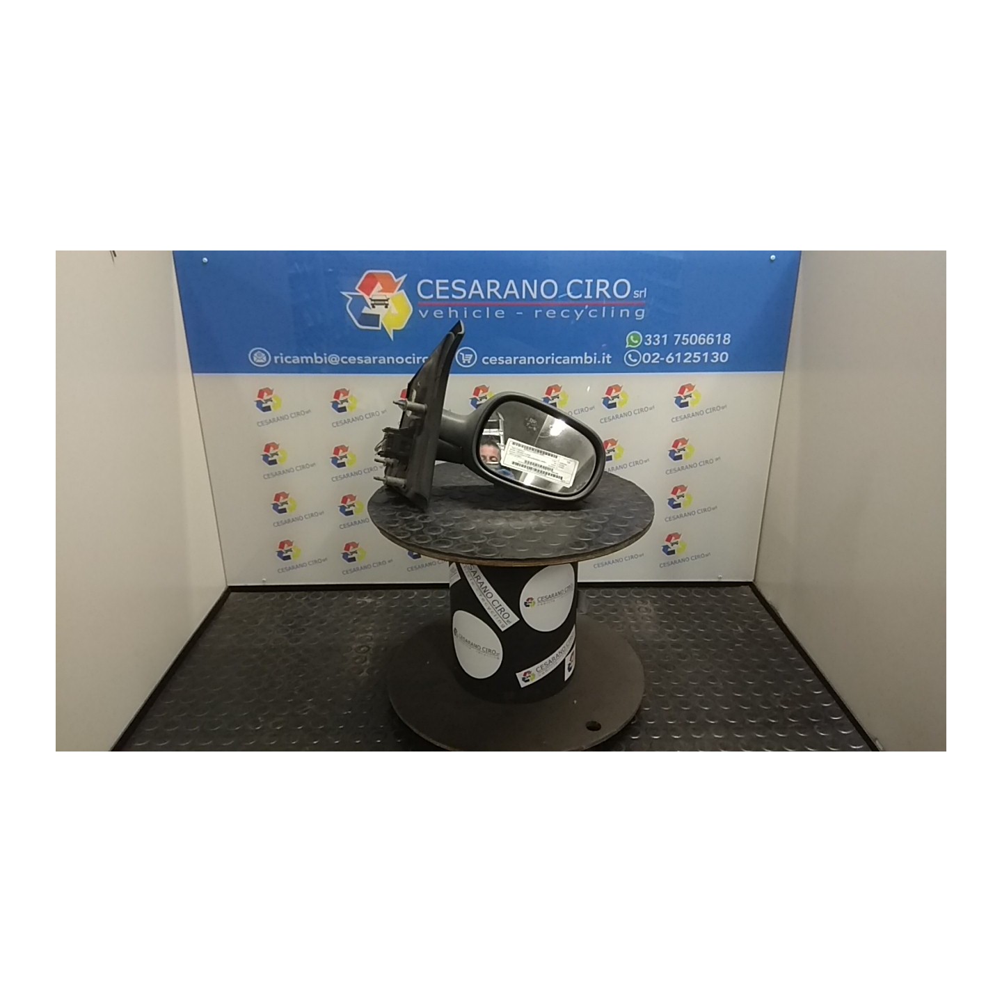 RETROVISORE EST. REGOLAZ. ELETTR. DX. 081 RENAULT MEGANE 1A SERIE (01/96-09/99) K7MA7 7700841656