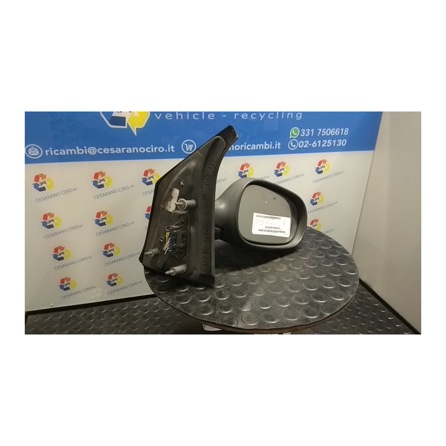 RETROVISORE EST. REGOLAZ. ELETTR. DX. 081 RENAULT MEGANE 1A SERIE (01/96-09/99) K7MA7 7700841656