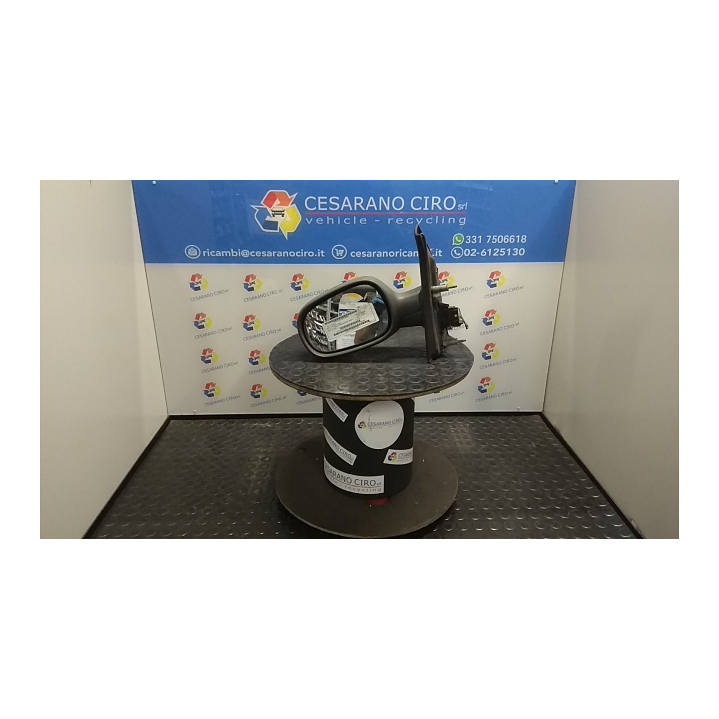 RETROVISORE EST. REGOLAZ. ELETTR. SX. 082 RENAULT MEGANE 1A SERIE (01/96-09/99) K7MA7 7700841655