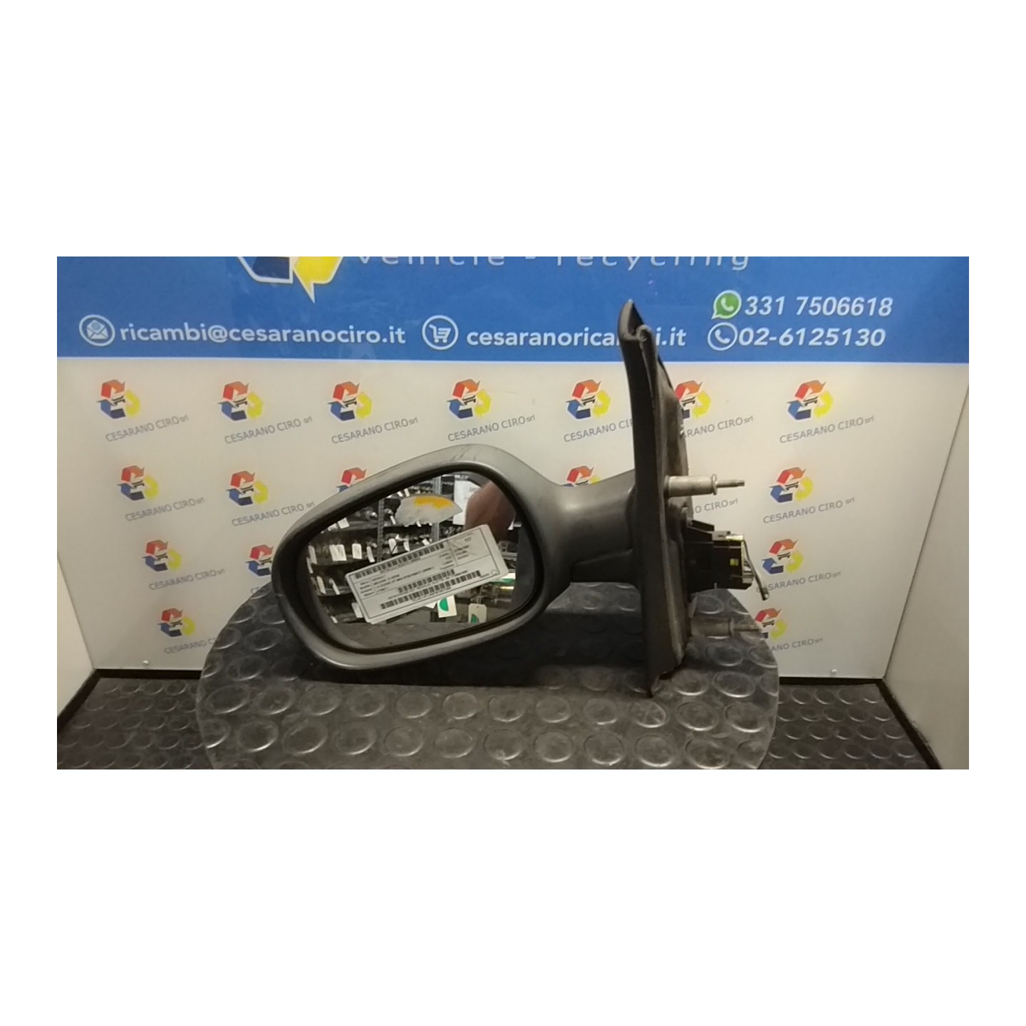 RETROVISORE EST. REGOLAZ. ELETTR. SX. 082 RENAULT MEGANE 1A SERIE (01/96-09/99) K7MA7 7700841655