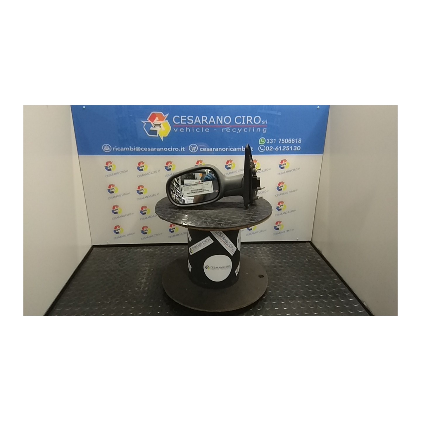 RETROVISORE EST. REGOLAZ. ELETTR. SX. 087 RENAULT MEGANE 1A SERIE (01/96-09/99) F7RD7 7700834183