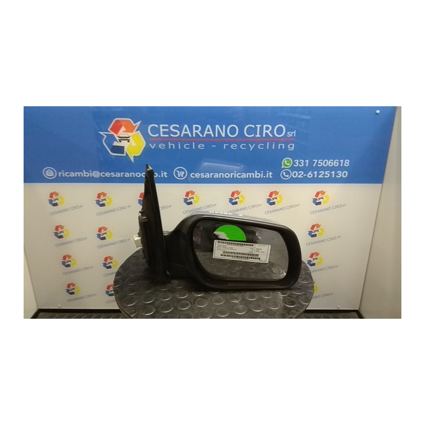 RETROVISORE EST. REGOLAZ. ELETTR. DX 024 MAZDA MAZDA 2 1A SERIE (02/03-08/07 FUJA NB2413085021001DX