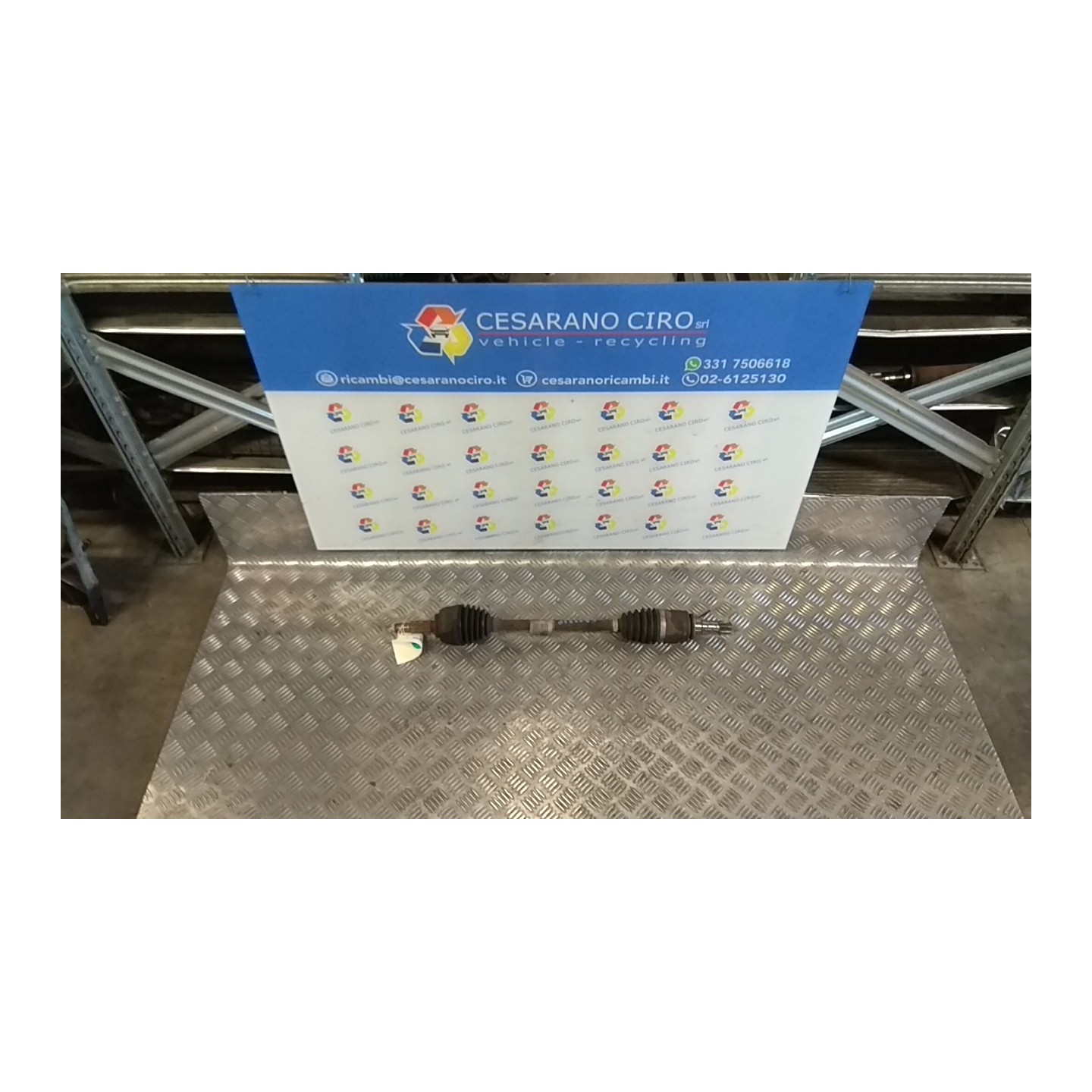 SEMIALBERO ANT. COMPL. SX. 006 RENAULT CLIO 3A SERIE (05/09-) D4FL7 8200341698
