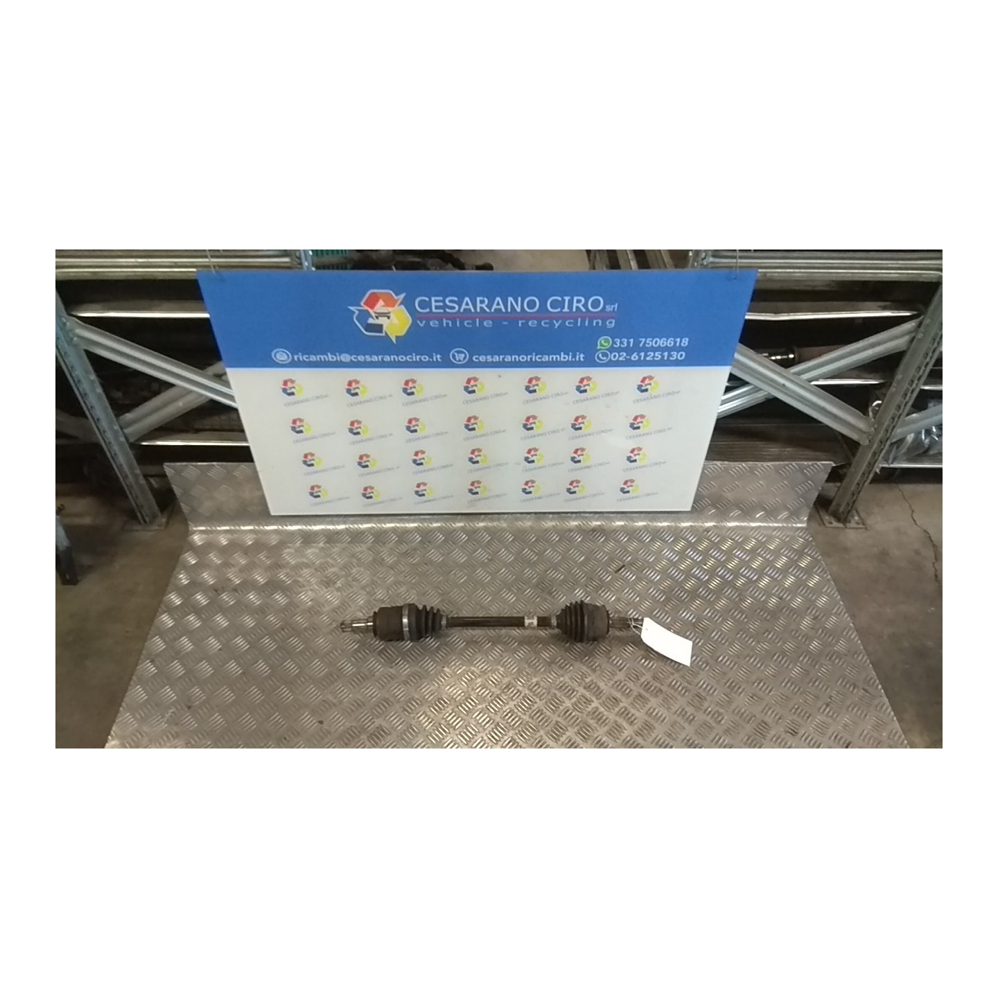SEMIALBERO ANT. COMPL. SX. 012 OPEL CORSA (S07) (07/06-02/11) Z12XEP 26119530