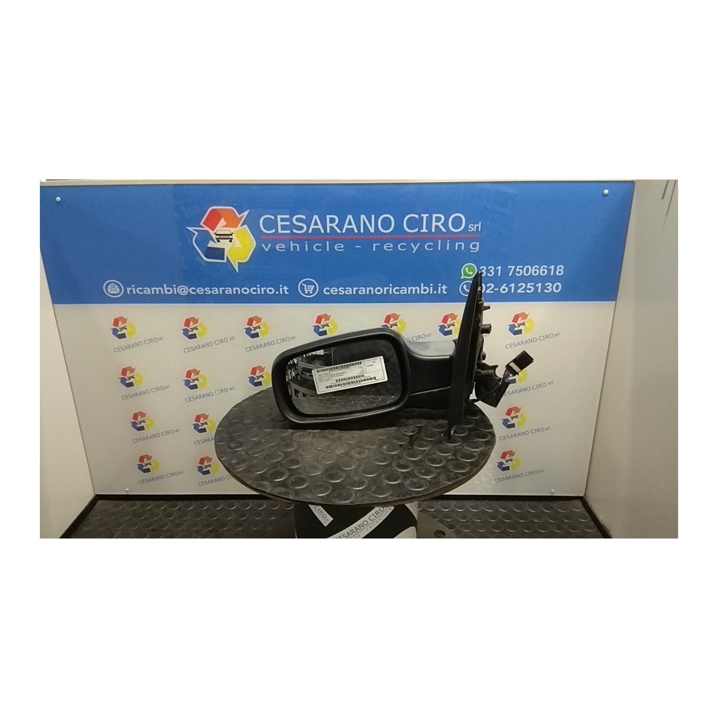 RETROVISORE EST. REGOLAZ. ELETTR. SX. 067 RENAULT CLIO 3A SERIE (07/05-05/09) D4FD7 7701061192