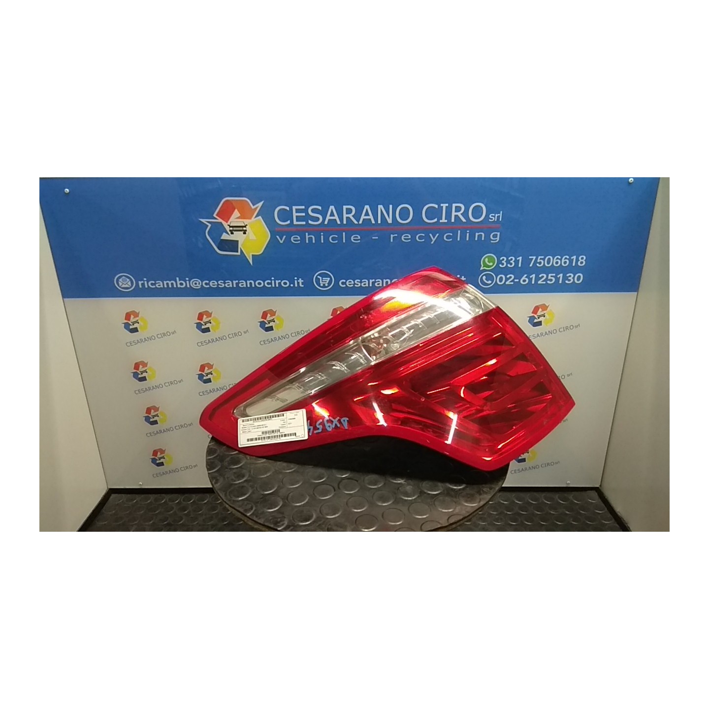FANALE POST. PARTE EST. SX. 076 CITROEN C4 PICASSO (09/06-08/13) 9HZ 6350CA
