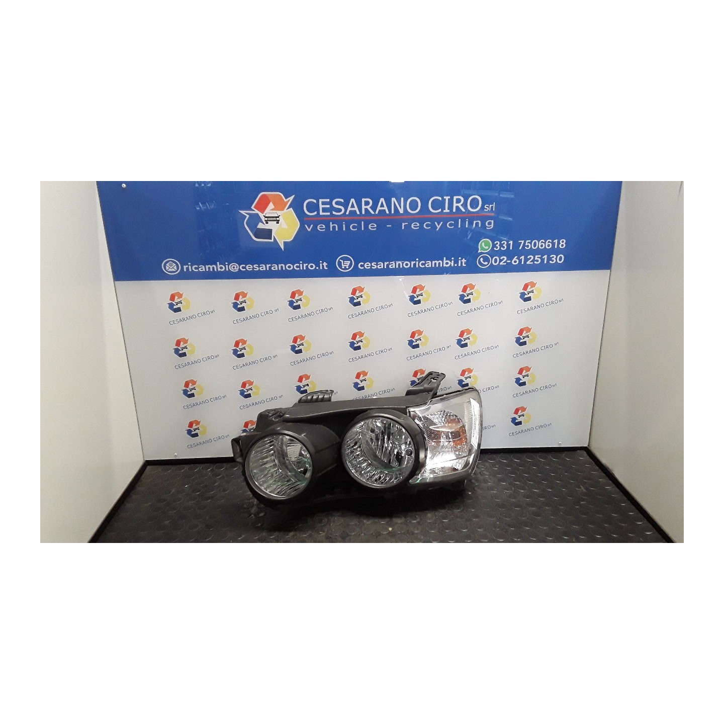 PROIETTORE C/REGOLAZ.MANUALE/CORN.CROMATA SX. 037 CHEVROLET (DAEWOO) AVEO (T300) (05/11-) A12XER 96831091