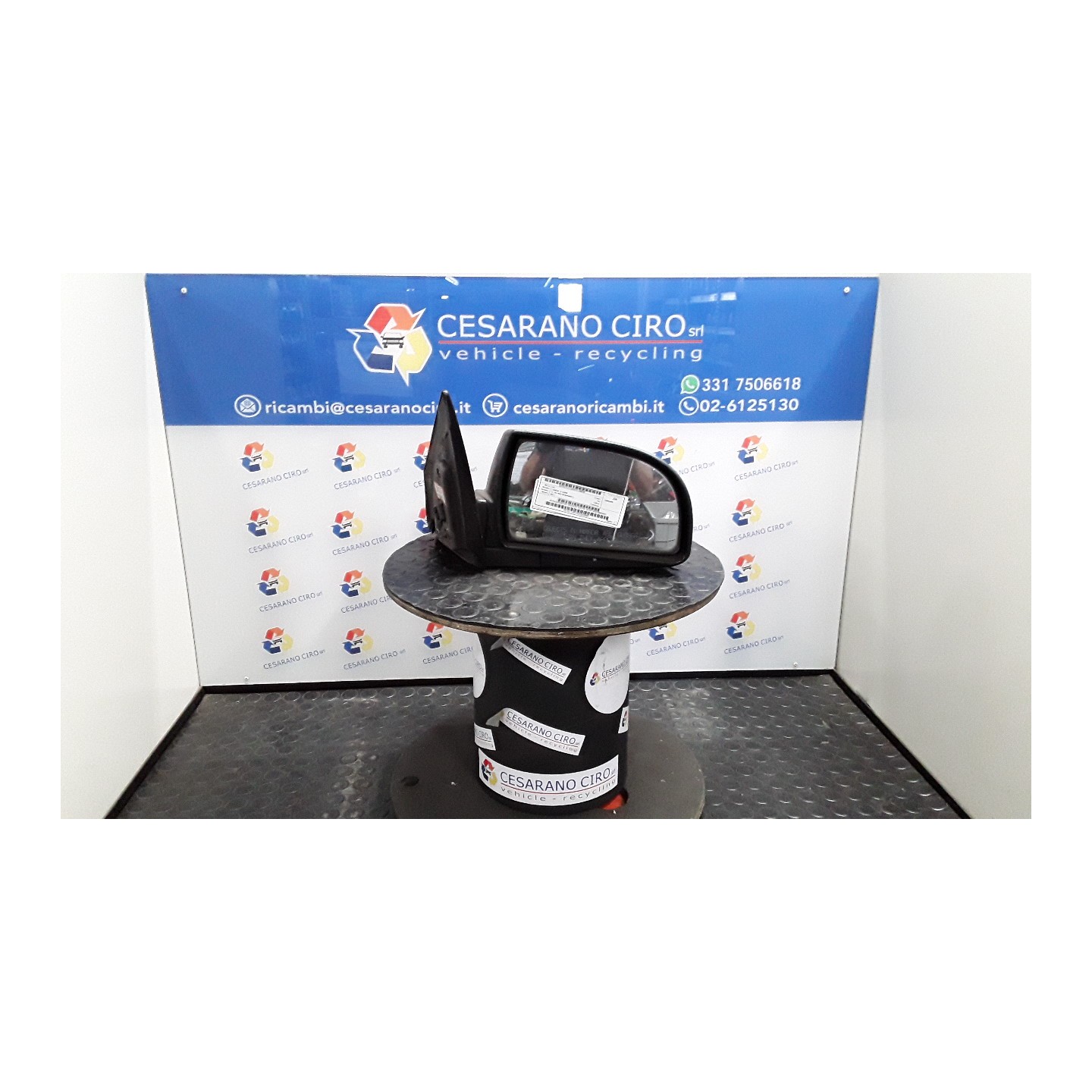 RETROVISORE EST. REGOLAZ. ELETTR. VE DX. 049 KIA CARENS 1A SERIE (07/02-02/08) S6D 0K2FG69120XX