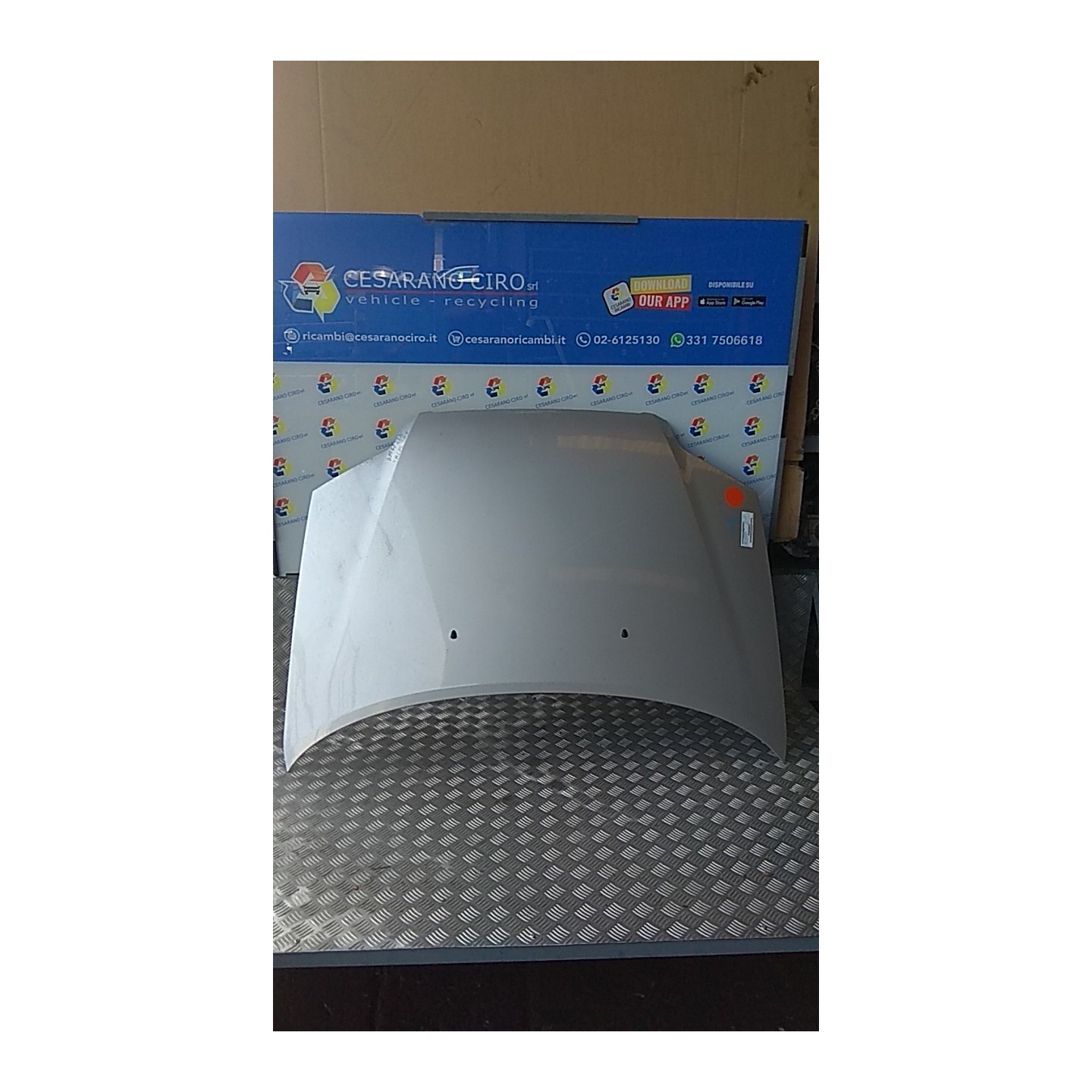 COFANO ANT. 015 CHEVROLET (DAEWOO) KALOS (T200) (01/05-10/08) B12S1 96940973