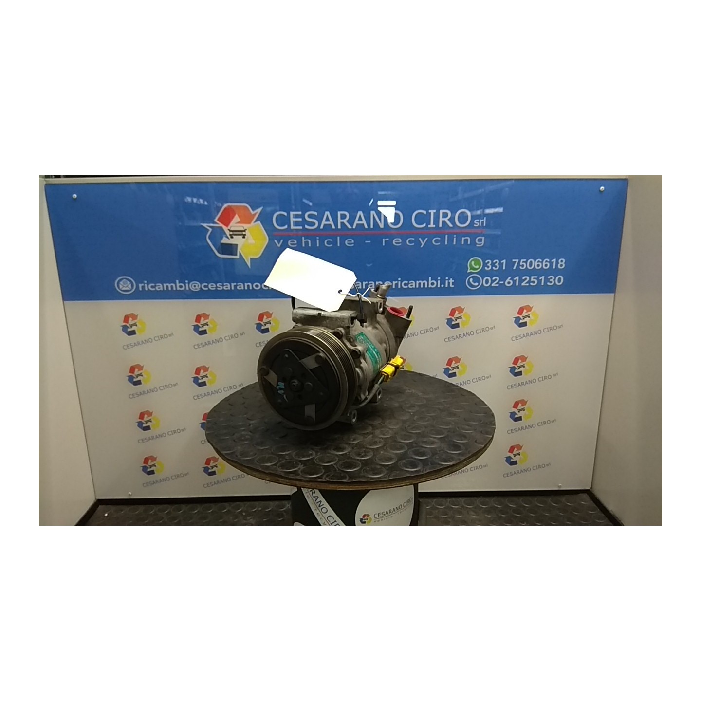 COMPRESSORE A/C OPR 09155 124 PEUGEOT 307 (04/01-12/06) KFU 6453JL