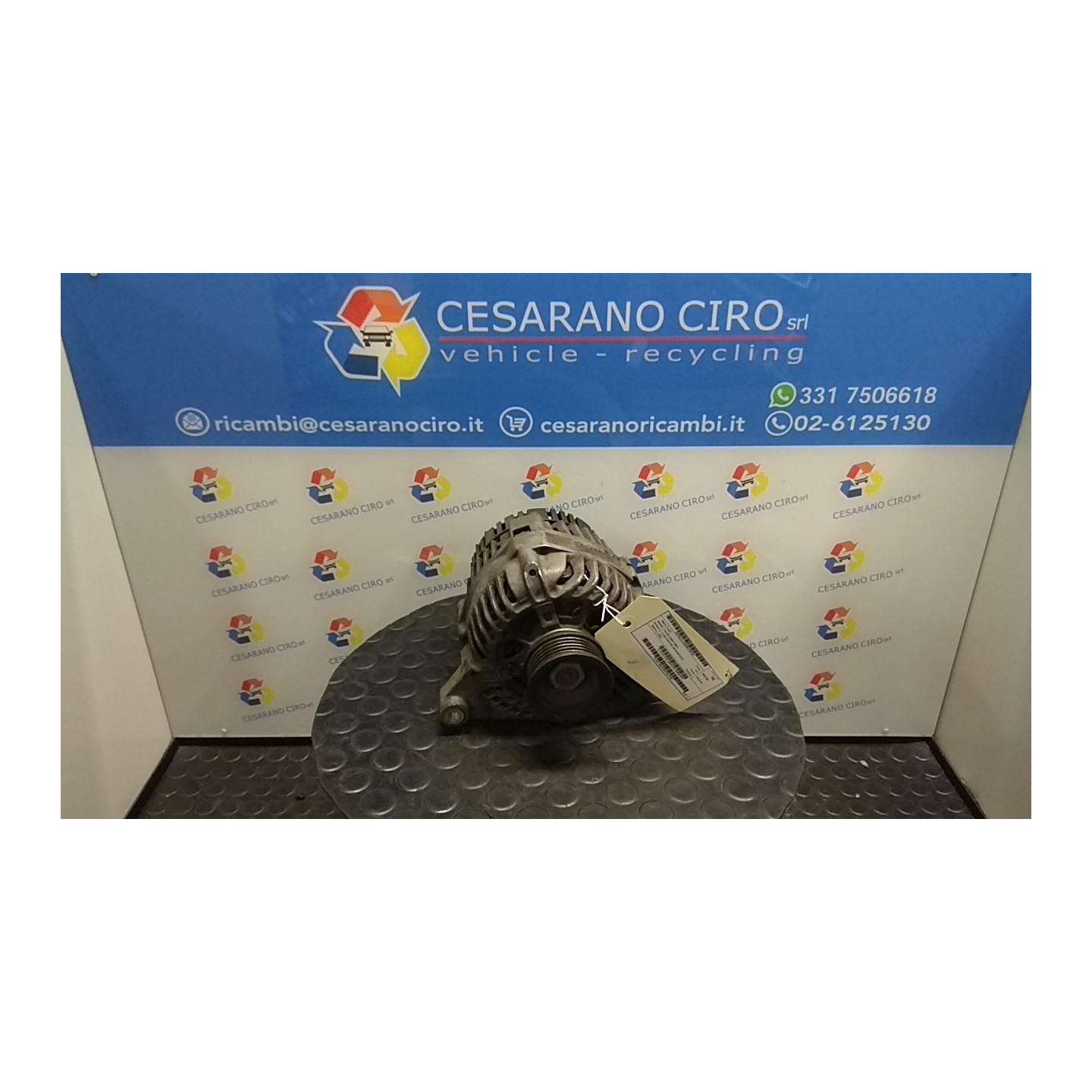 ALTERNATORE 90A/ROTAZ. 109 AUDI A4 (8D) (10/94-12/00) ADR 028903018FX