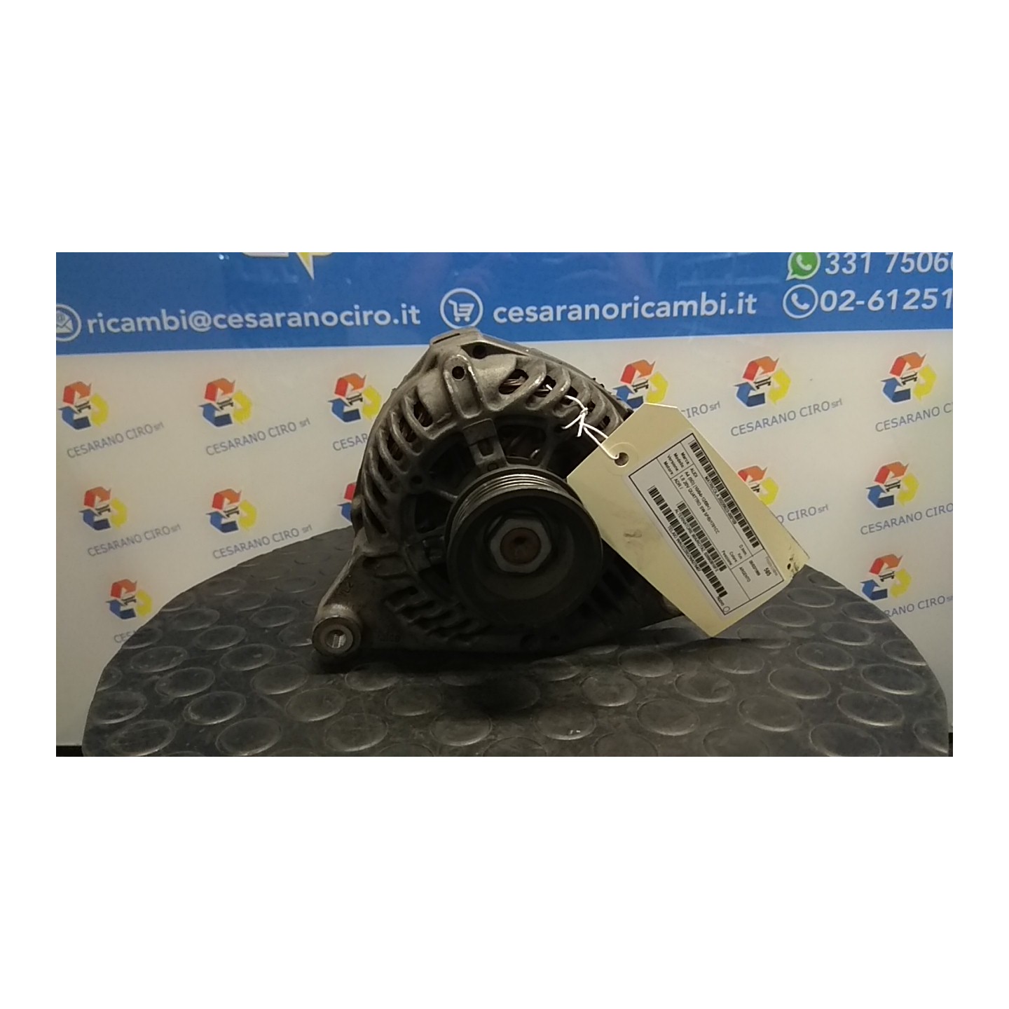 ALTERNATORE 90A/ROTAZ. 109 AUDI A4 (8D) (10/94-12/00) ADR 028903018FX