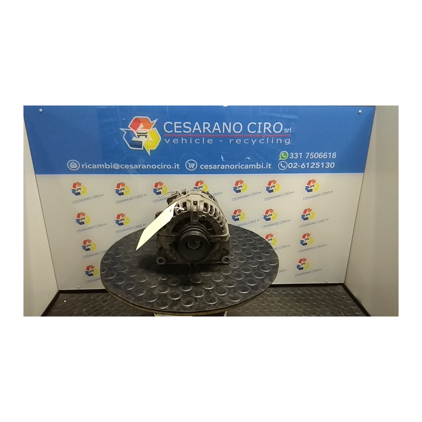 ALTERNATORE 12V.100AMP ROTAZ. 045 OPEL ASTRA (A04) (01/04-03/11) Z16XER 93190146