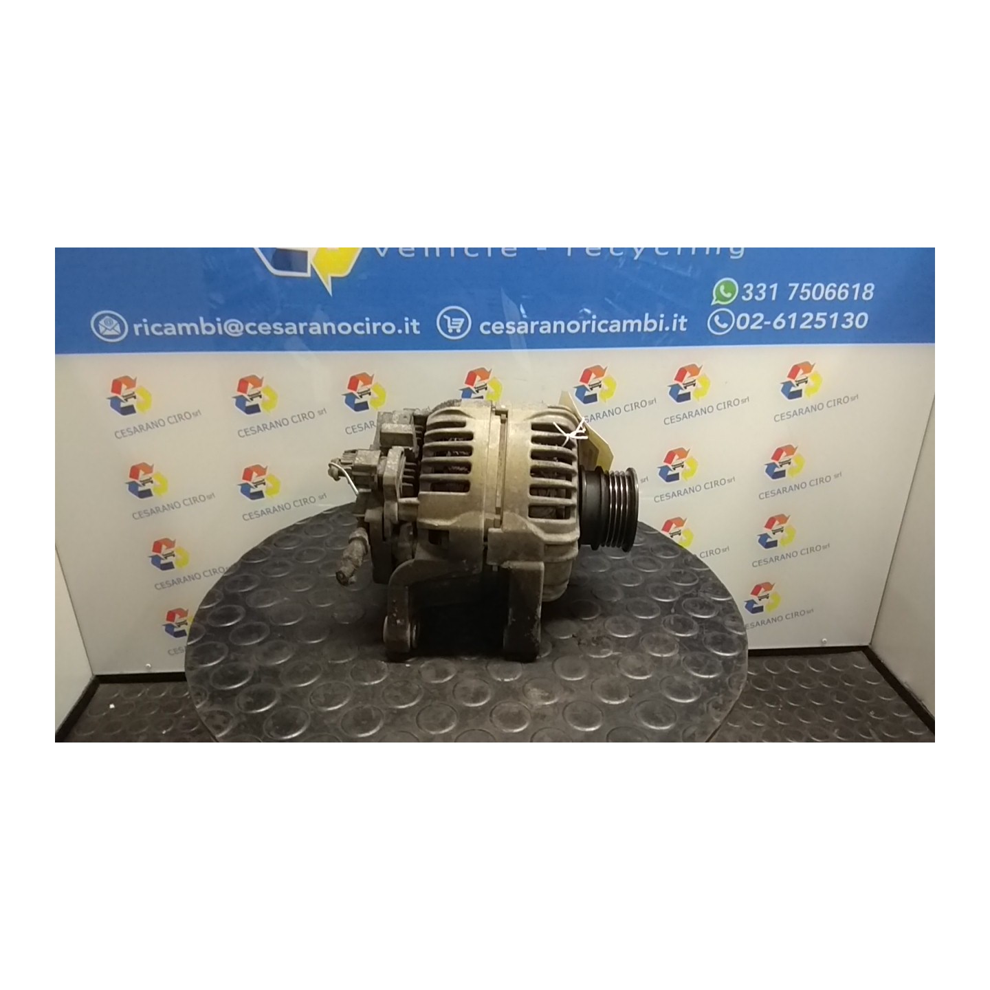 ALTERNATORE 12V.100AMP ROTAZ. 045 OPEL ASTRA (A04) (01/04-03/11) Z16XER 93190146