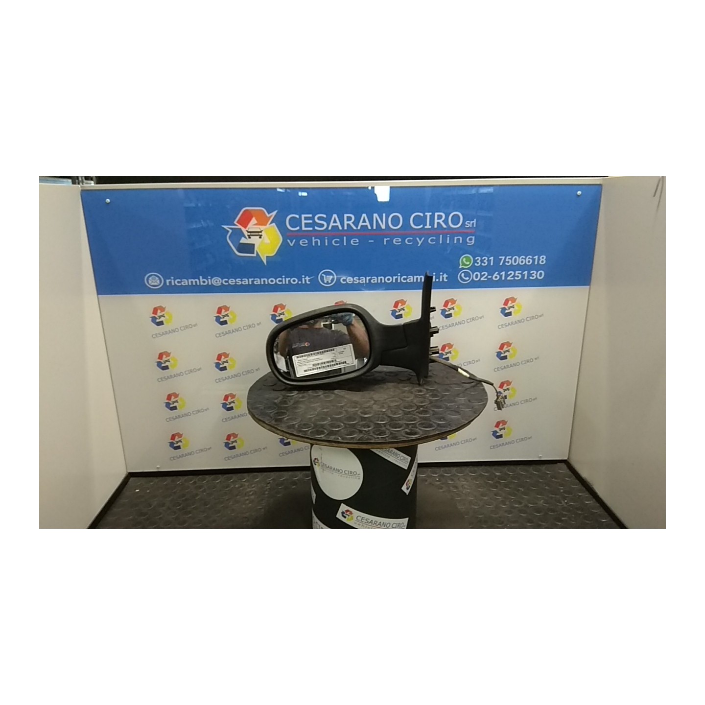 RETROVISORE EST. REGOLAZ. ELETTR. SX. 027 NISSAN MICRA (K12E) (11/02-05/06) K9K 96302AX66C