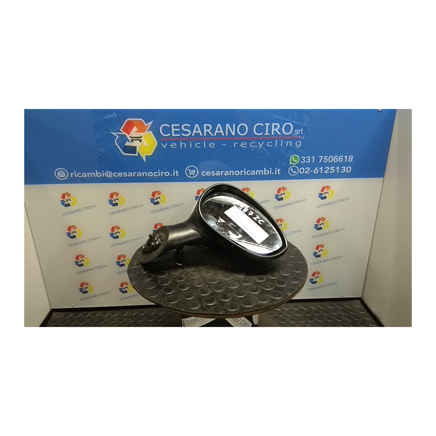 RETROVISORE EST. REGOLAZ. ELETTR. DX. 001 FIAT PUNTO EVO (3J) (08/09-07/13) 199A4000 735465557