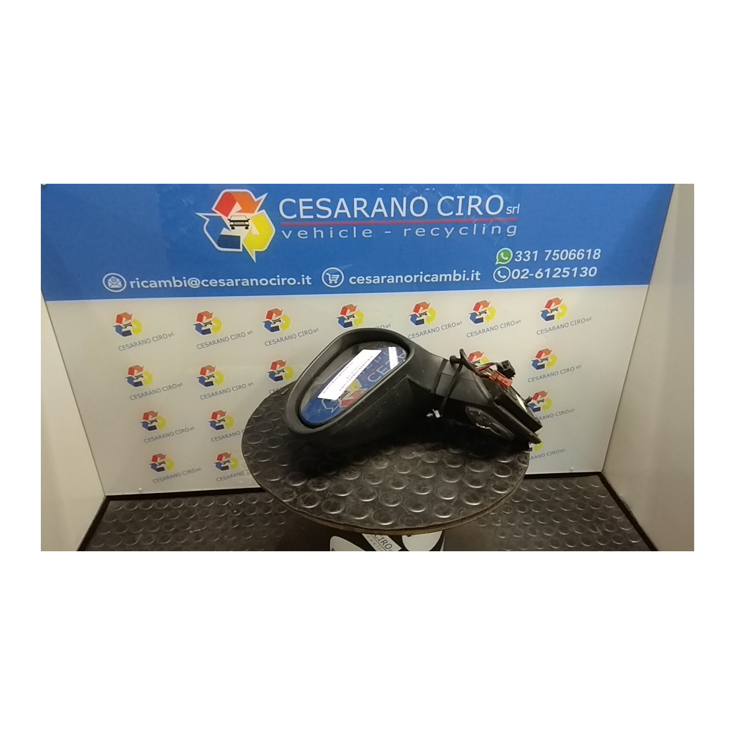 RETROVISORE EST. REGOLAZ. ELETTR. RIPIEGHEVOLE SX. 017 PEUGEOT 207 (04/06-06/09) 8FS 8149ZJ