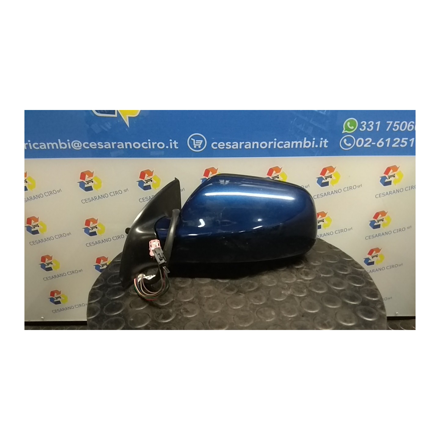 RETROVISORE EST. REGOLAZ. ELETTR. SX. 035 PEUGEOT 307 (04/01-12/06) NFU 8149AW