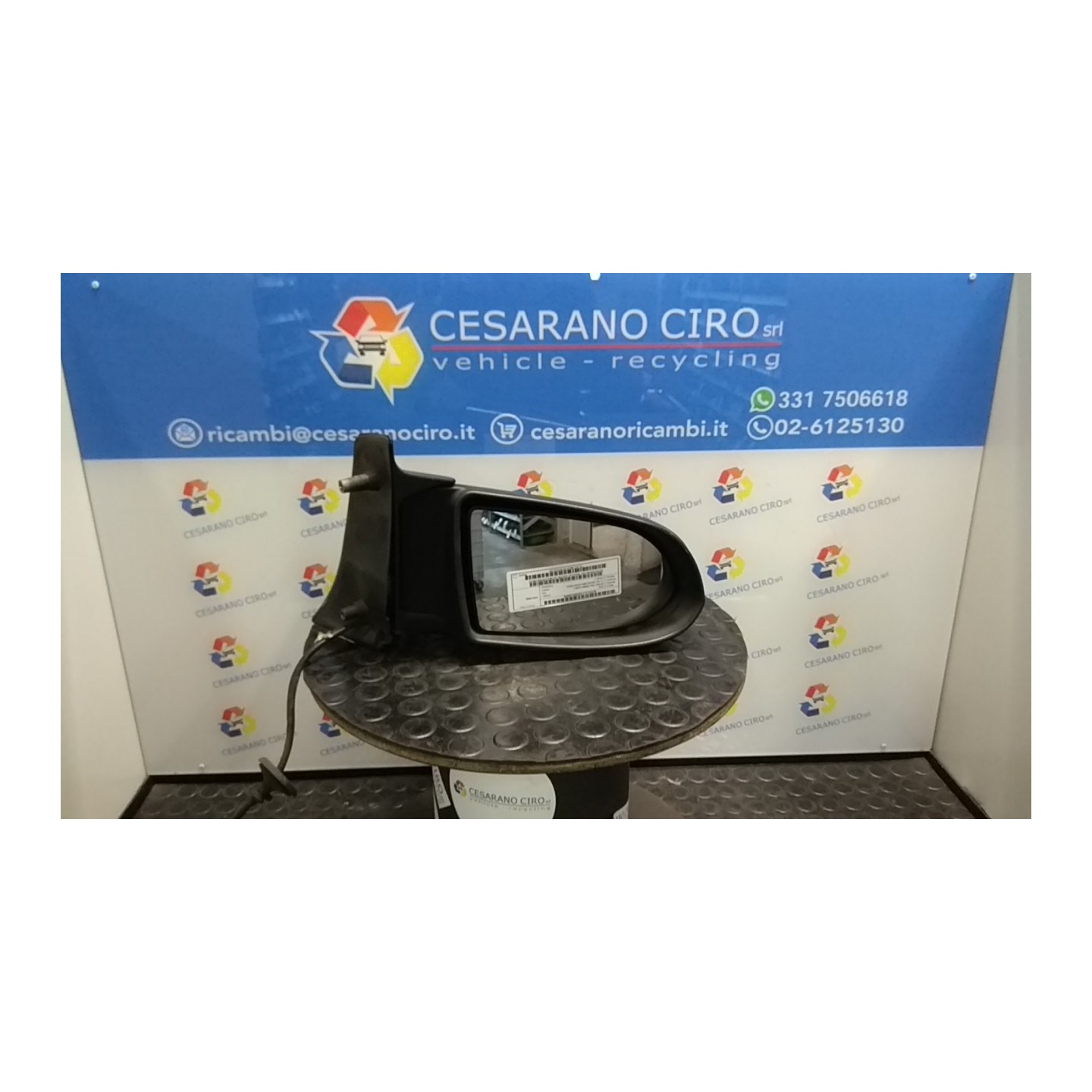 RETROVISORE EST. REGOLAZ. ELETTR. SX 040 OPEL ZAFIRA (T98) (03/99-12/05) X18XE1 NB2413016021002SX