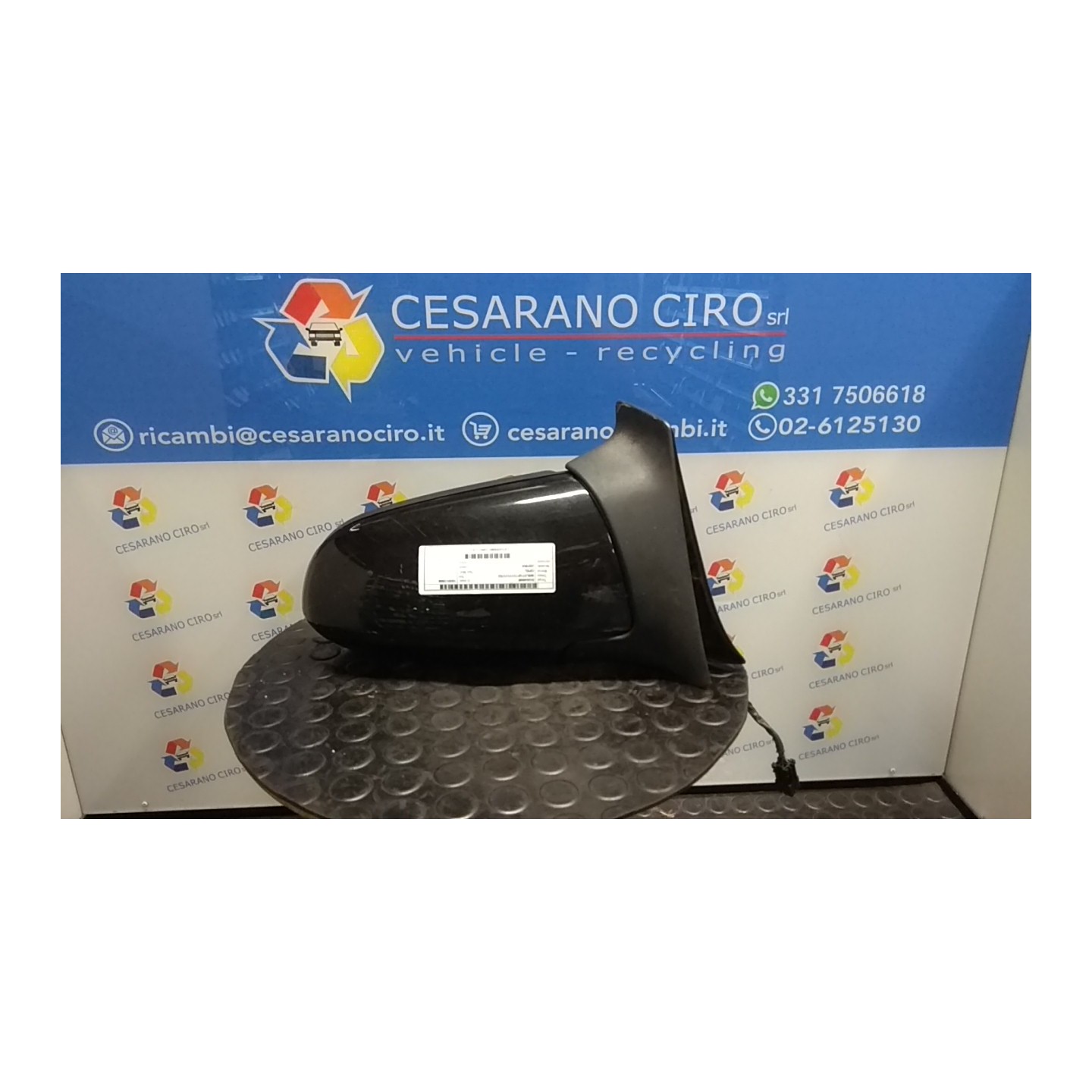 RETROVISORE EST. REGOLAZ. ELETTR. SX 040 OPEL ZAFIRA (T98) (03/99-12/05) X18XE1 NB2413016021002SX