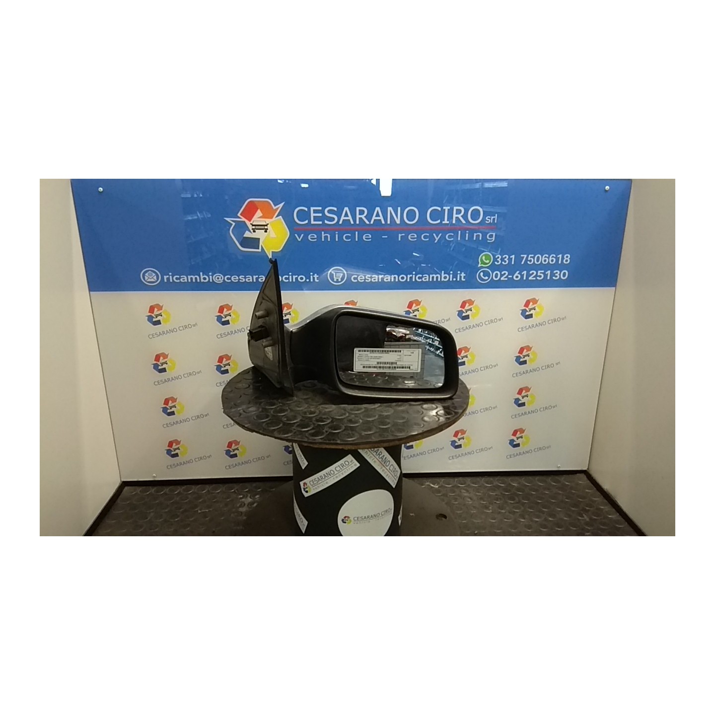 RETROVISORE EST. REGOLAZ. ELETTR. TERMICO C/MOTORINO DX. 042 OPEL ASTRA (T98) (03/98-09/04) X16XEL 9142146
