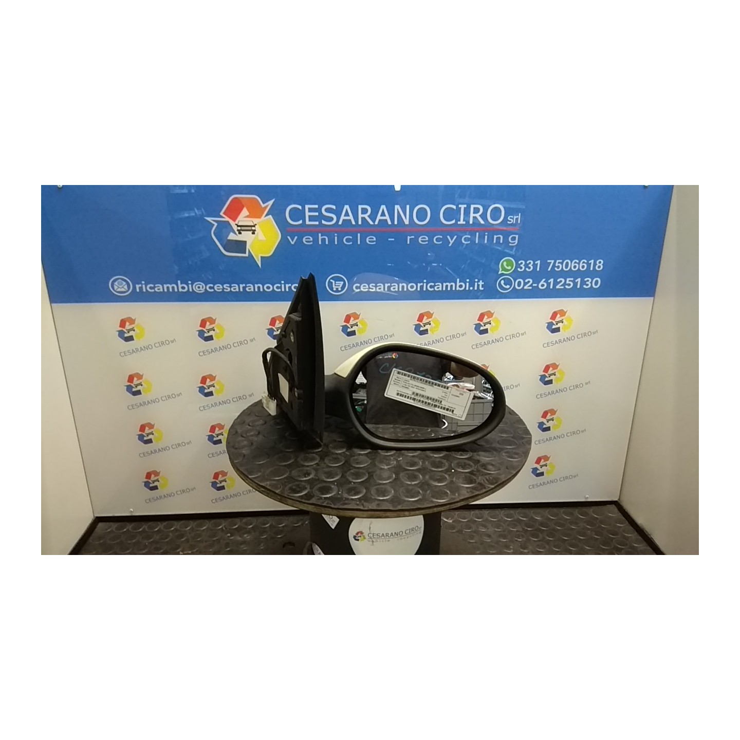 RETROVISORE EST. REGOLAZ. ELETTR. TERMICO,06/05 DX. 054 LANCIA YPSILON (TE) (06/03-09/06) 188A9000 735345129