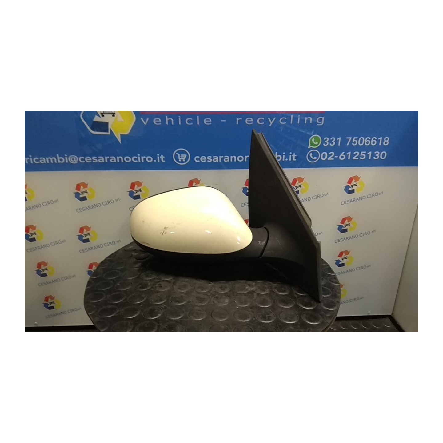 RETROVISORE EST. REGOLAZ. ELETTR. TERMICO,06/05 DX. 054 LANCIA YPSILON (TE) (06/03-09/06) 188A9000 735345129
