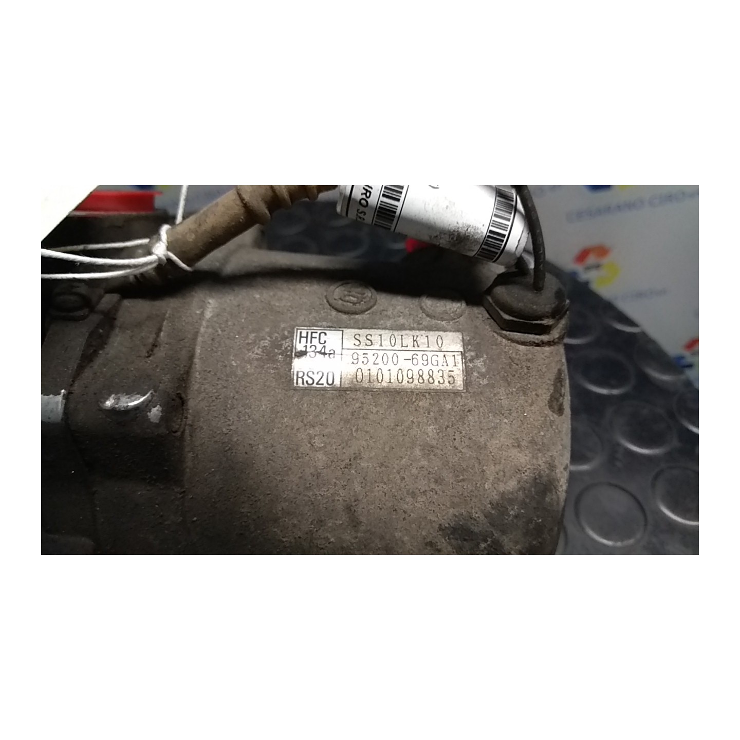 COMPRESSORE A/C 008 SUZUKI WAGON R+ (05/00-06/06) G13BB 9520069GA1000
