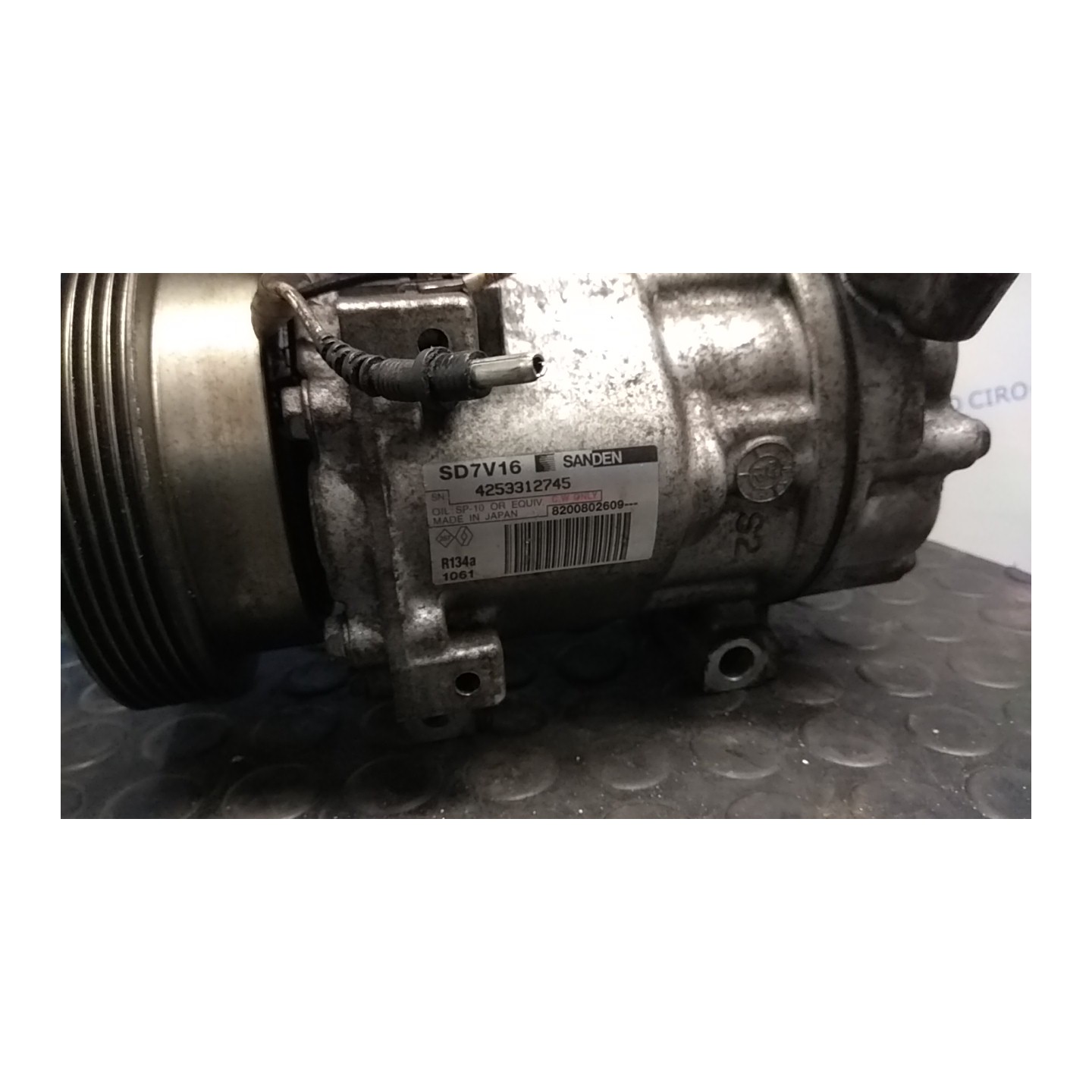 COMPRESSORE A/C 037 DACIA LOGAN (11/05-10/08) K4MA6 6001549991