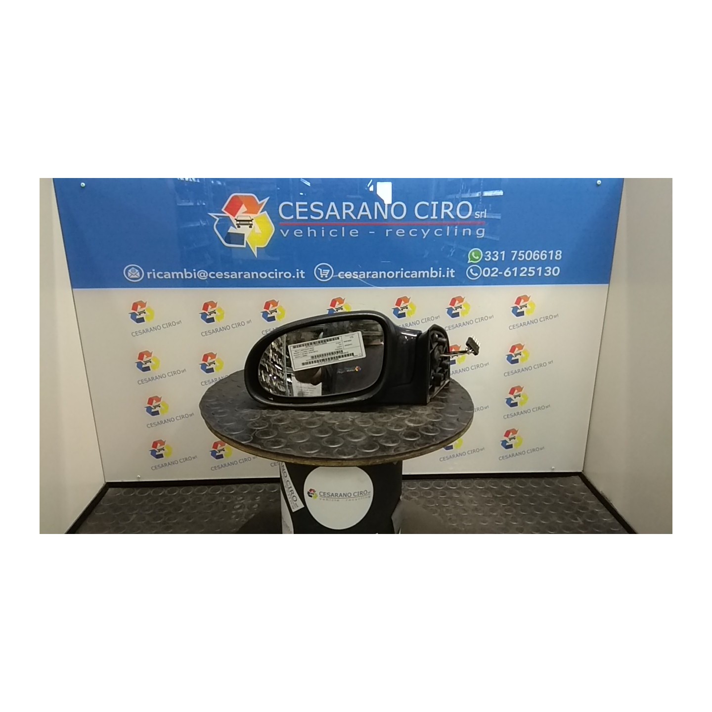 RETROVISORE EST. REGOLAZ. ELETTR. SX. 095 MERCEDES-BENZ CLASSE A (W168) (03/01-06/04) 166940 A1688100176