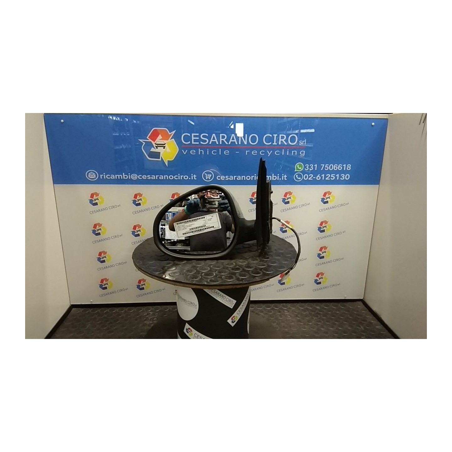RETROVISORE EST. REGOLAZ. ELETTR. SX. 124 LANCIA YPSILON (TI) (12/08-06/13) 350A1000 735411227