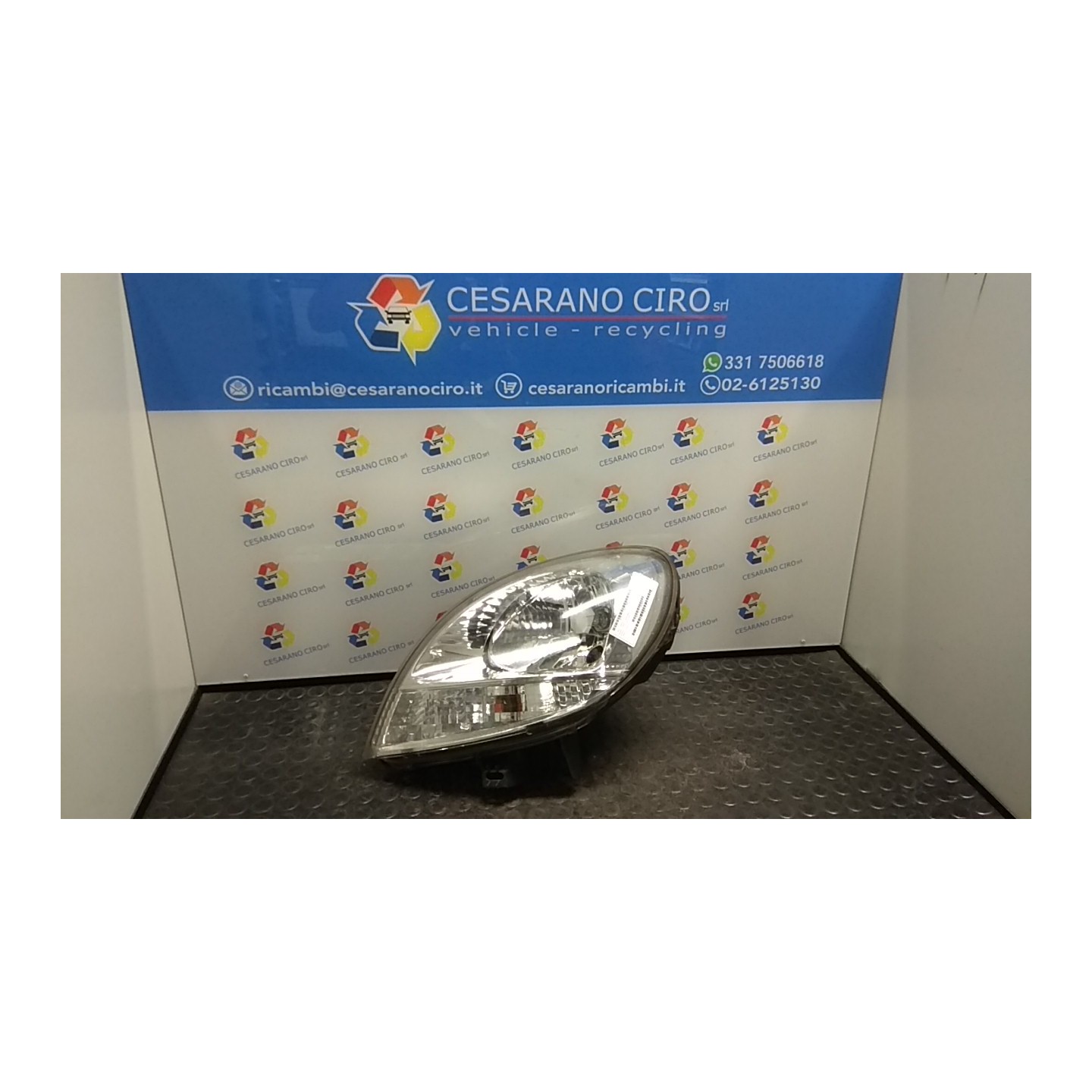 PROIETTORE SX. 019 RENAULT KANGOO (04/03-03/09) K9KB7 8200236590
